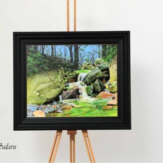 Irish landscape painting of mountain river for sale. Check out our large selection of landscape paintings for sale on art4you.ie